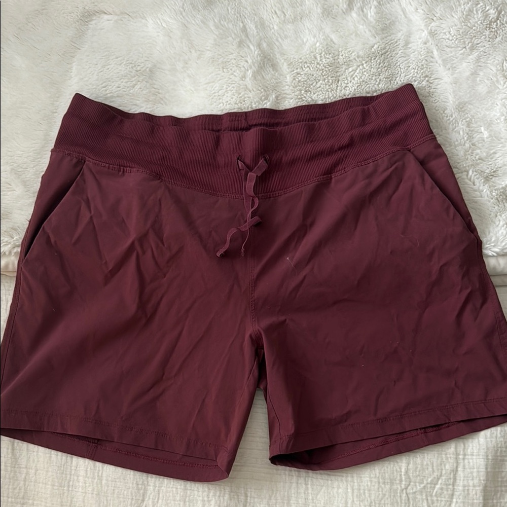 Women's Burgundy Shorts